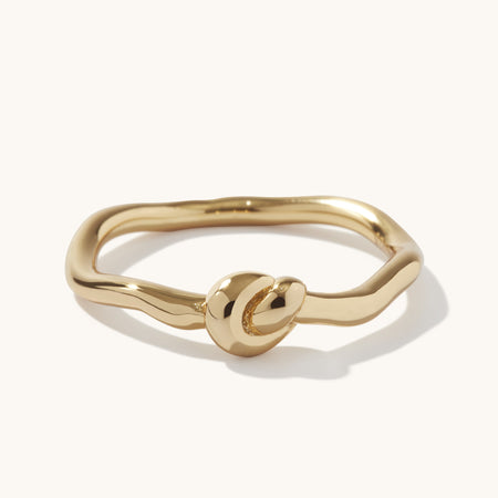 Eternity Knot Ring Gold